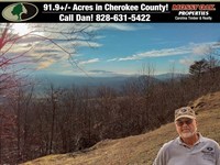 91.94 Unrestricted Acres in Murphy : Murphy : Cherokee County : North Carolina