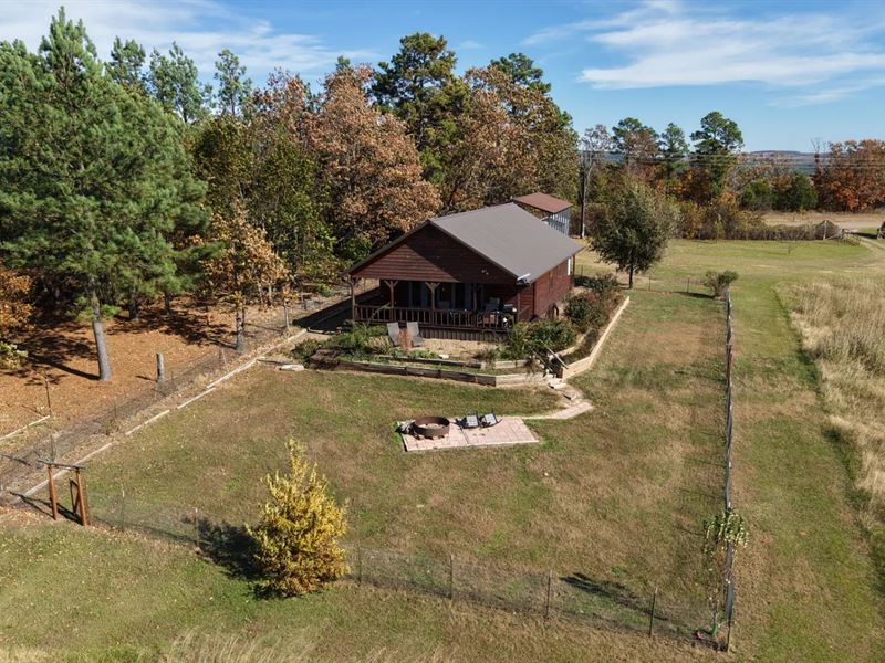 45 Acres with 2 Homes in McCurtain : Broken Bow : McCurtain County : Oklahoma