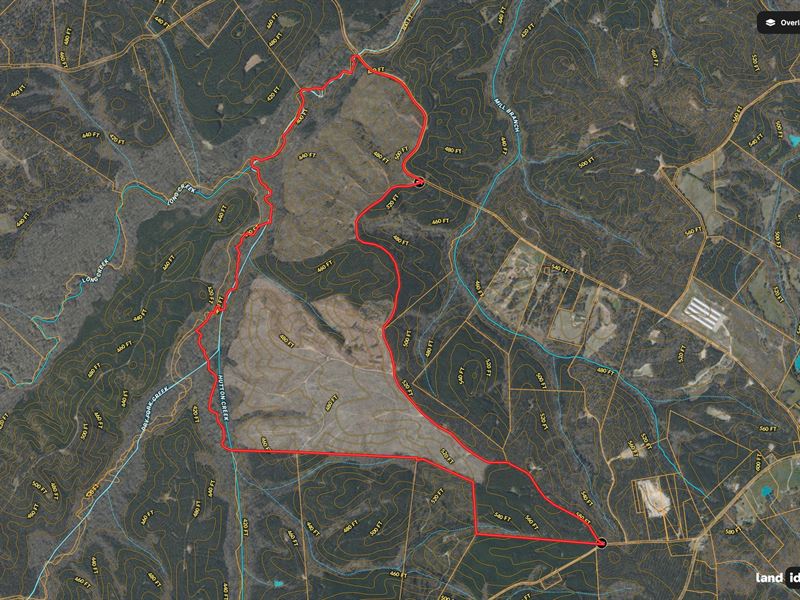 765.51-Acre Timberland & Hunting Tr : Rayle : Wilkes County : Georgia