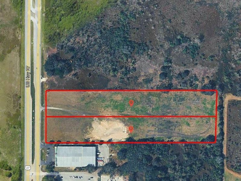 12 Acres on Us-27 High Traffic Lci : Lake Wales : Polk County : Florida