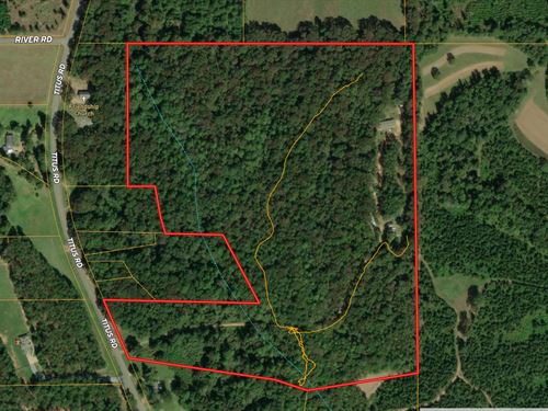 43 Acres With Home Place in Elmo : Titus : Elmore County : Alabama