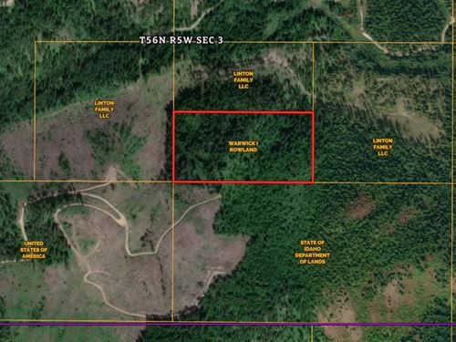 Nka Bodie Canyon Road : Priest River : Kootenai County : Idaho