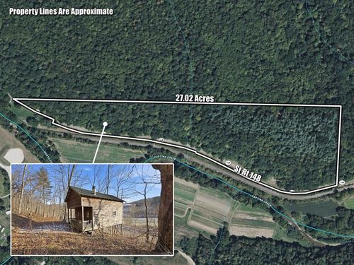 St Rt 148, 27 Acres : Beallsville : Belmont County : Ohio