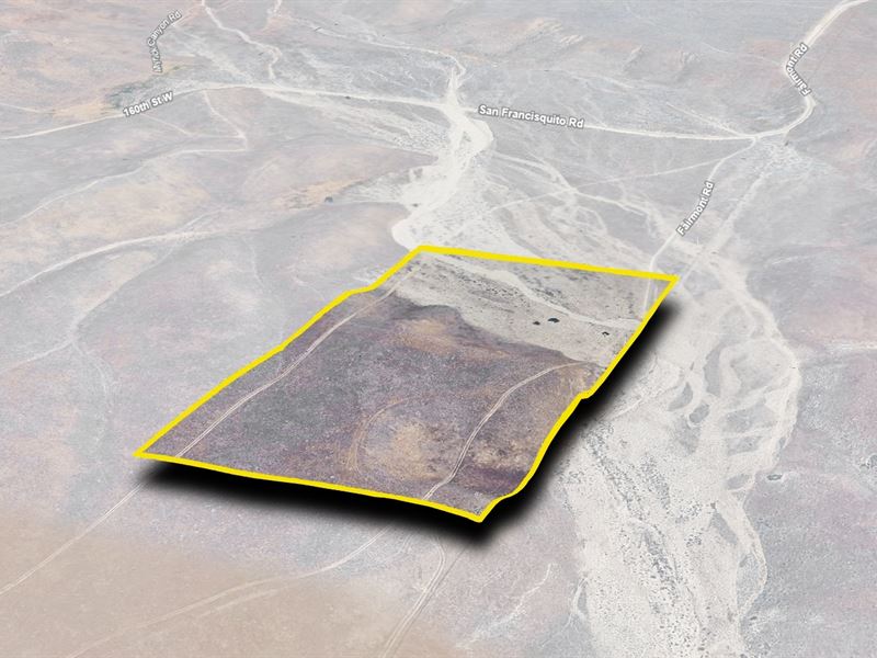 Expansive Agricultural Land : Lake Hughes : Los Angeles County : California