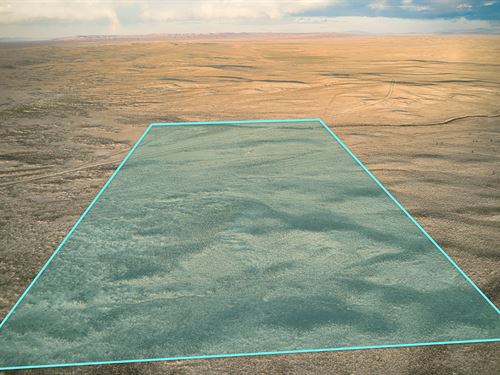 80 Acres Bordering Public Land : Wamsutter : Sweetwater County : Wyoming