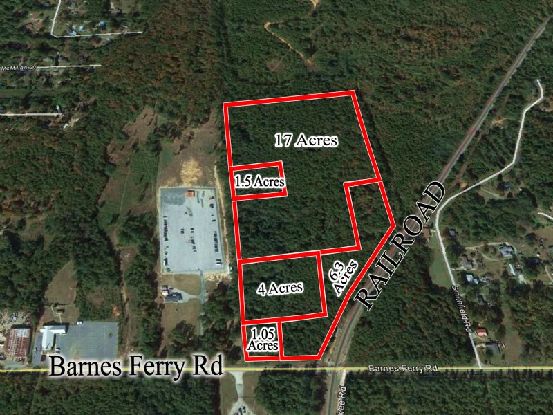 From 1 to 30 Ac on Barnes Ferry Rd : Macon : Bibb County : Georgia